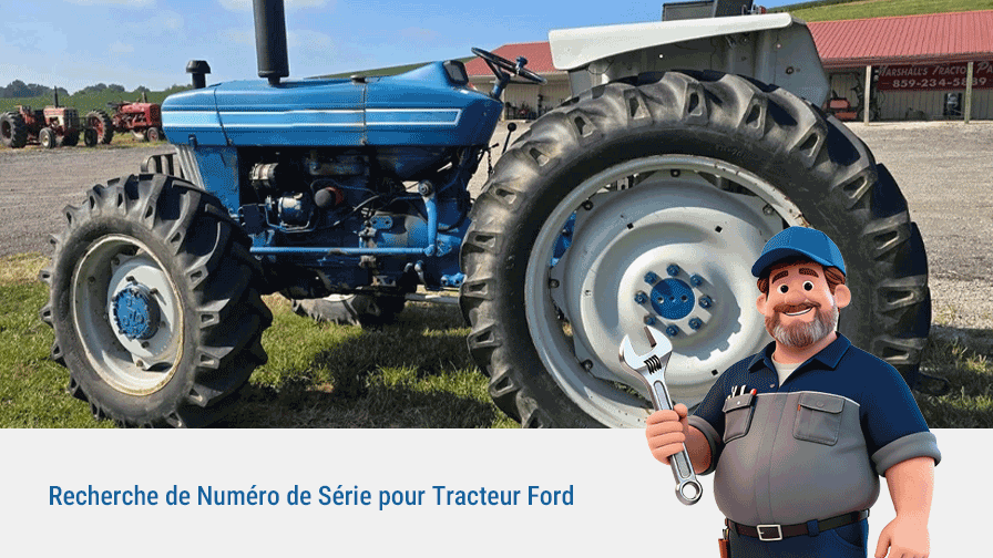 Recherche de Numéro de Série pour Tracteur Ford