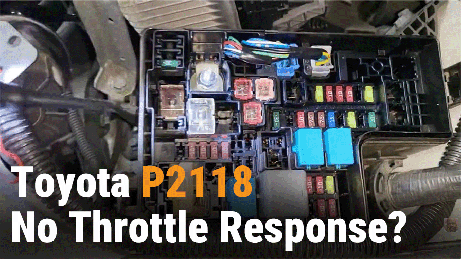 Toyota P2118 Code: No Throttle Response?
