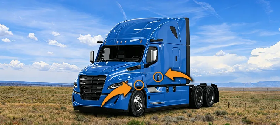 Freightliner-VIN-Locations