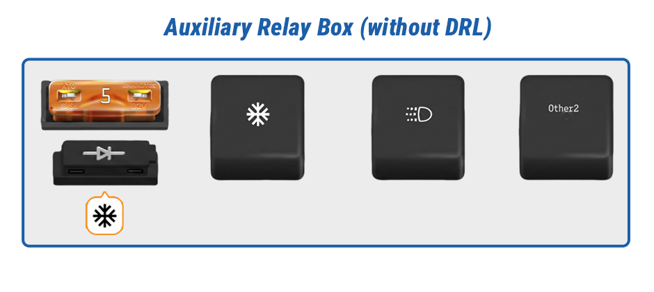 Ford F-150 Fuse Relay Box without DRL