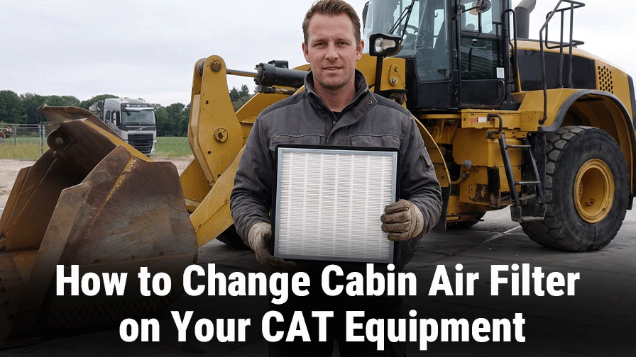 How to Change Cabin Air Filter on Your CAT Equipment?