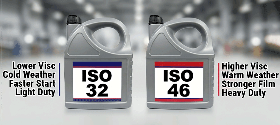 ISO 32 vs ISO 46 Comparison 