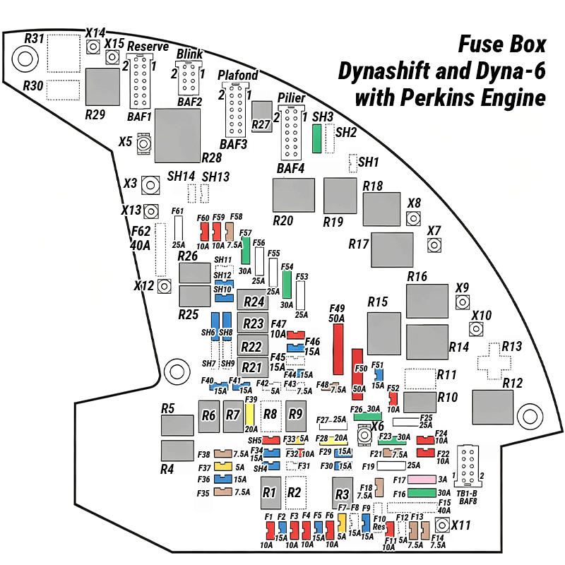 Massey Ferguson Fuse Box Diagram
