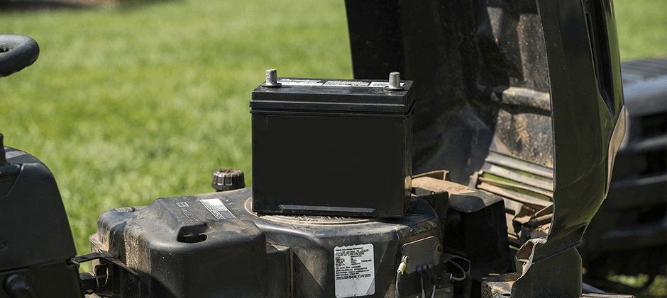 lawn mower battery size
