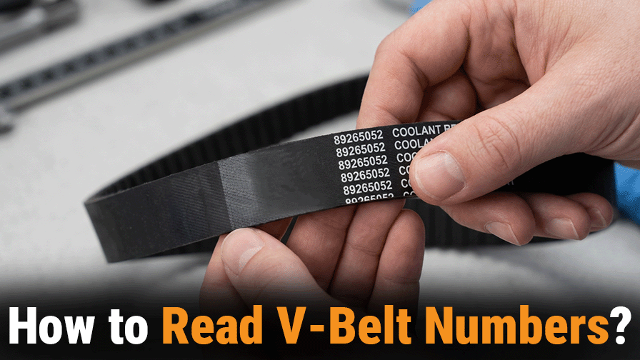How to Read V-Belt Numbers: A Complete Belt Size Identification Guide