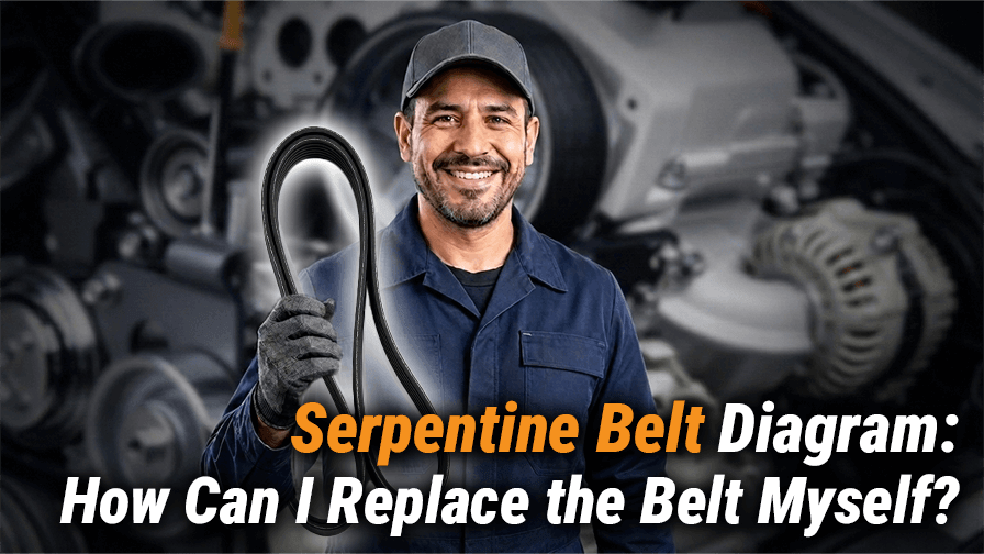 Serpentine Belt Diagram: How to Change the Serpentine Belt and Tensioner?