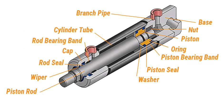 hydraulic cylinder diagram