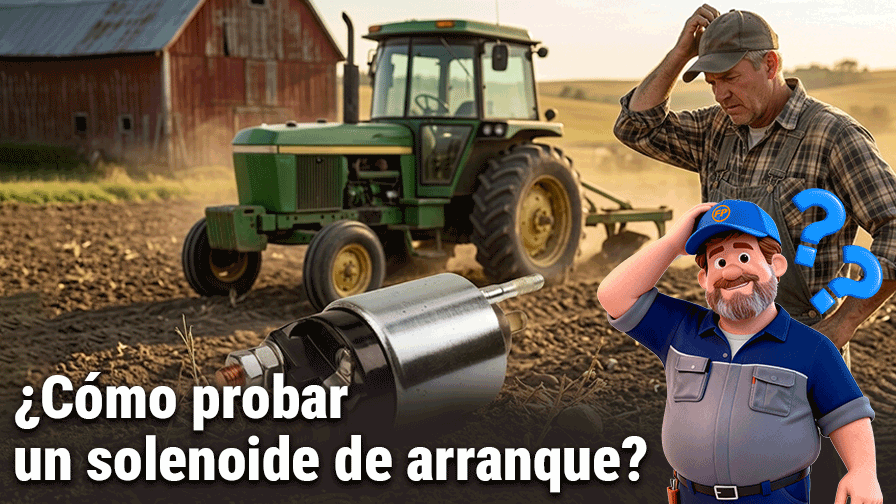 ¿Cómo probar un solenoide de arranque?