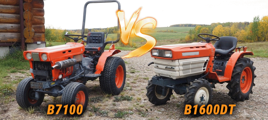 Kubota B7100 vs B1600DT