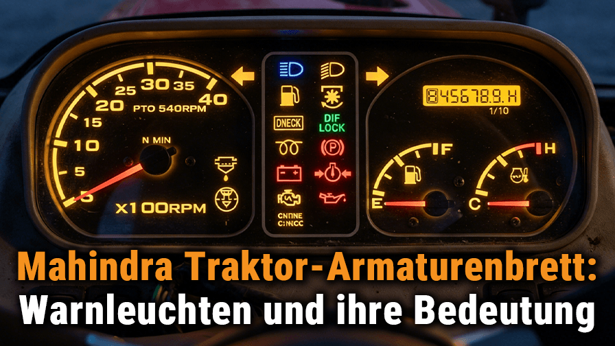 Mahindra Traktor-Armaturenbrett: Warnleuchten und ihre Bedeutung