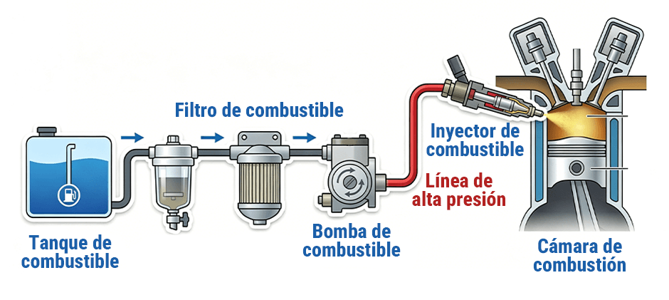 ¿Cómo limpiar los inyectores de combustible?