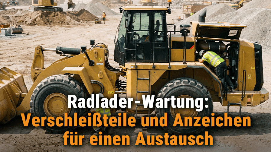Radlader-Wartung: Verschleißteile und Anzeichen für einen Austausch