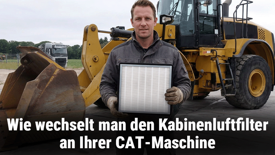 Wie wechselt man den Kabinenluftfilter an Ihrer CAT-Maschine?