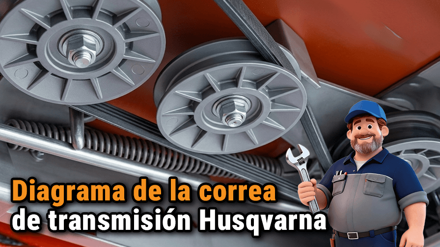 Diagrama Correa Husqvarna: Guía de Reemplazo Paso a Paso