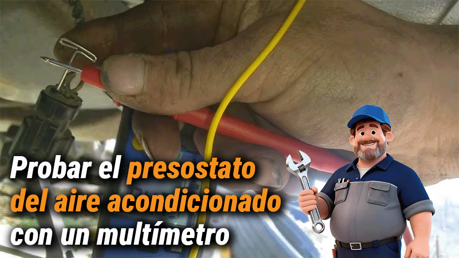 ¿Cómo probar un interruptor de presión del AC con un multímetro?