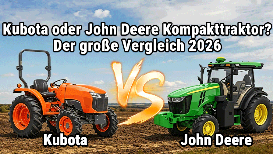 Kubota oder John Deere Kompakttraktor? Der große Vergleich 2026