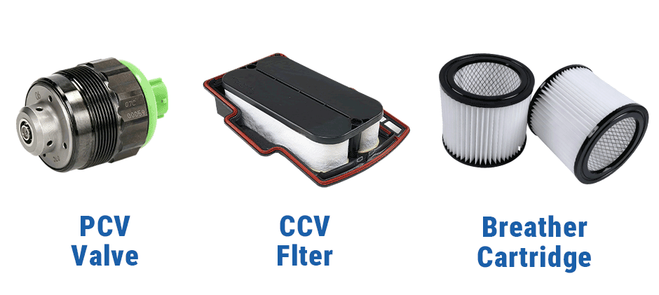 PCV valve vs. CCV filter