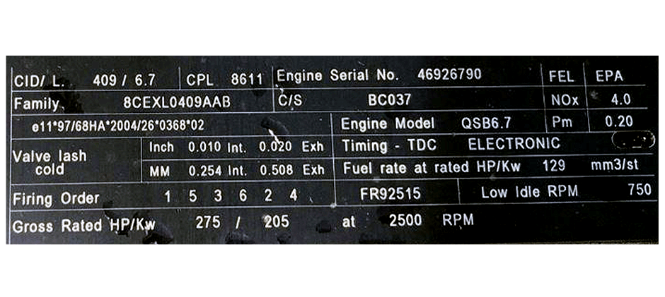 moteur diesel Cummins