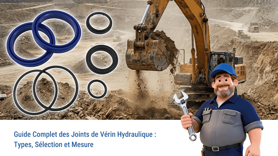 Guide Complet des Joints de Vérin Hydraulique : Types, Sélection et Mesure