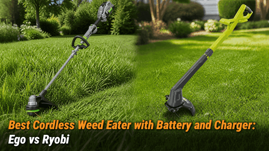 Best Cordless Weed Eater with Battery and Charger: EGO vs Ryobi
