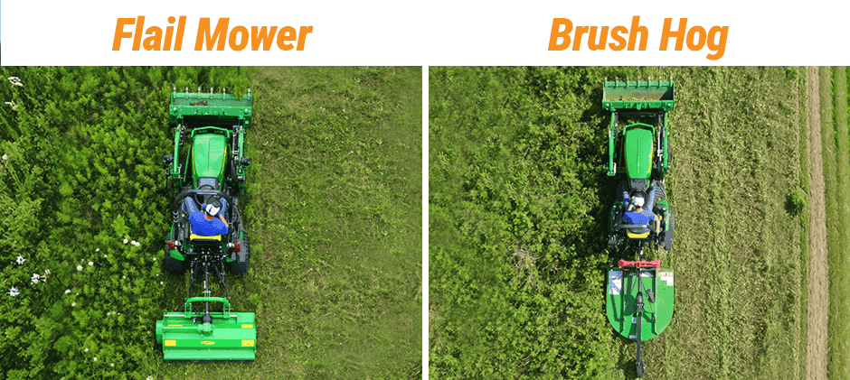 flail mower vs brush hog
