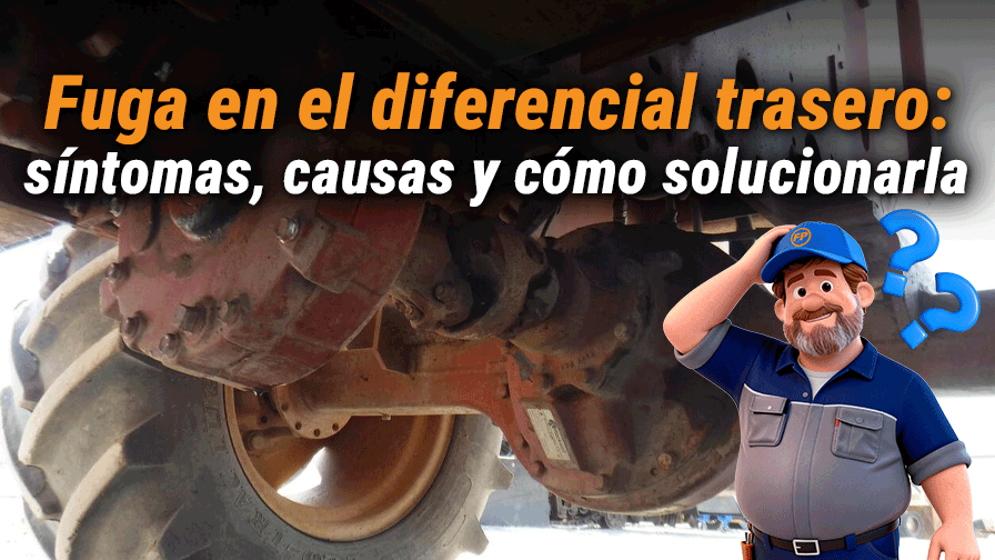 Fuga del diferencial trasero: síntomas y soluciones