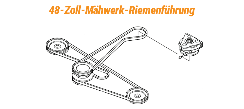 Kubota 48 Mähwerk-Teilediagramm