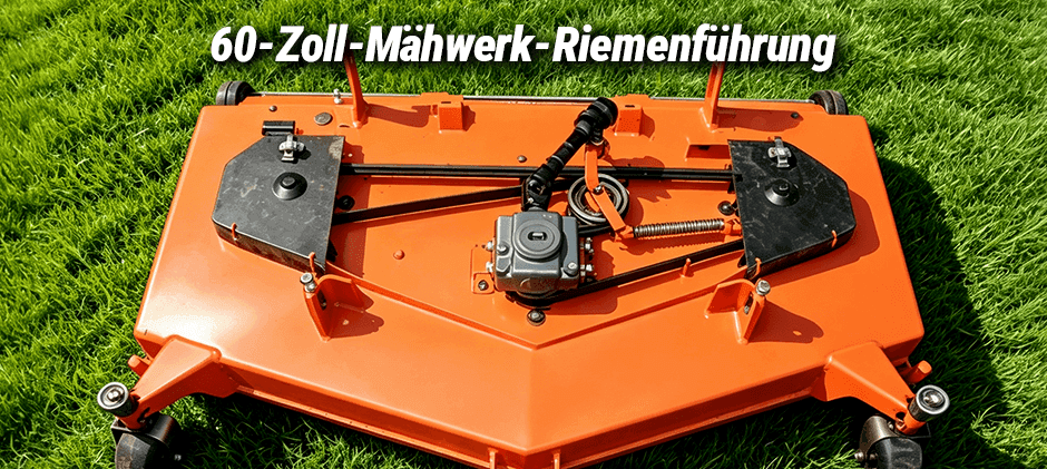 60 Zoll Kubota Mähwerk-Riemenplan