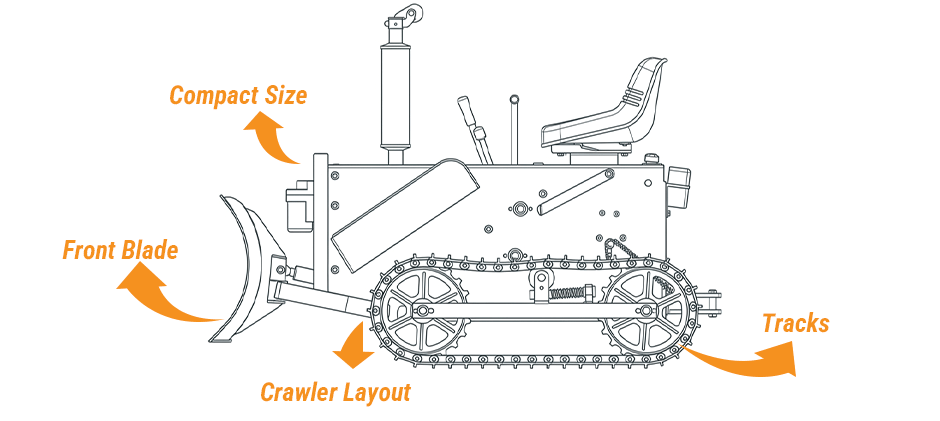 mini bulldozer