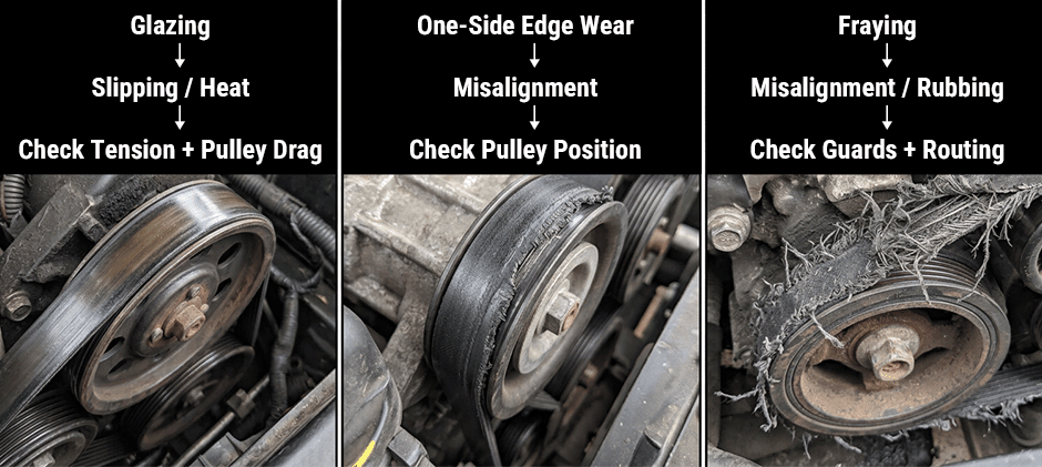 Signs a Drive Belt Needs Replacement