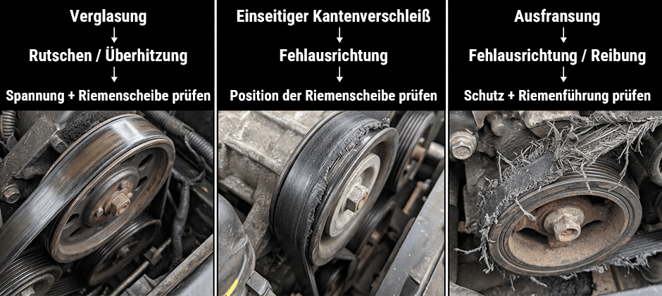 So wechseln Sie einen Antriebsriemen