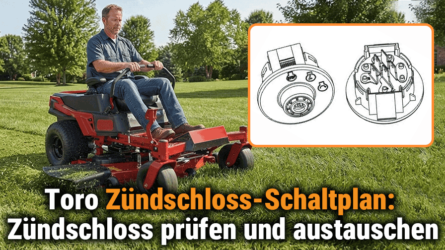 Toro Zündschloss-Schaltplan: Zündschloss prüfen und austauschen