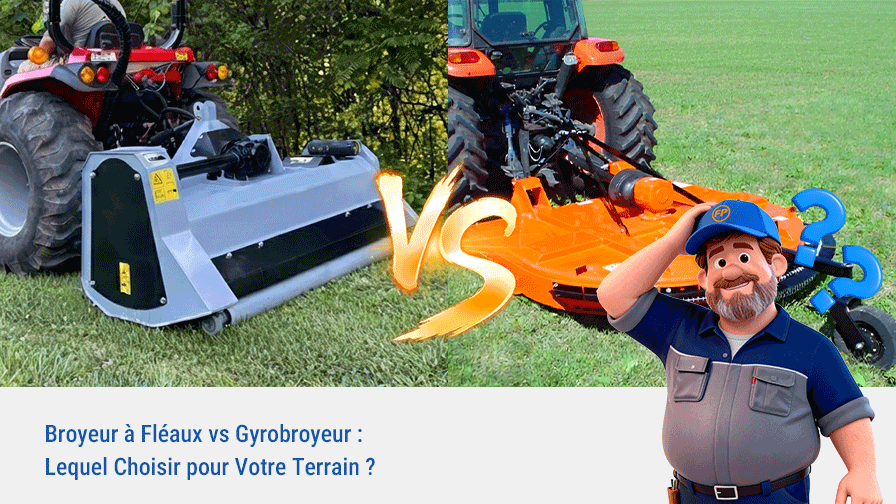 Broyeur à Fléaux vs Gyrobroyeur : Lequel Choisir pour Votre Terrain ?