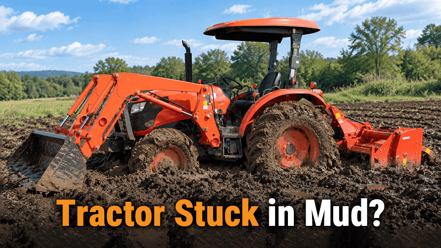 Tractor Stuck in Mud? How to Get It Out