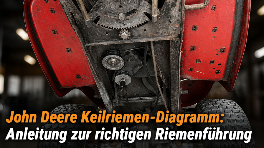 John Deere Keilriemen-Diagramm: Anleitung zur richtigen Riemenführung