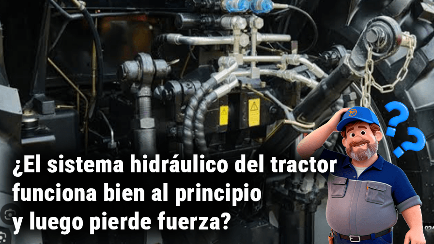 Hidráulica del tractor débil: causas y soluciones