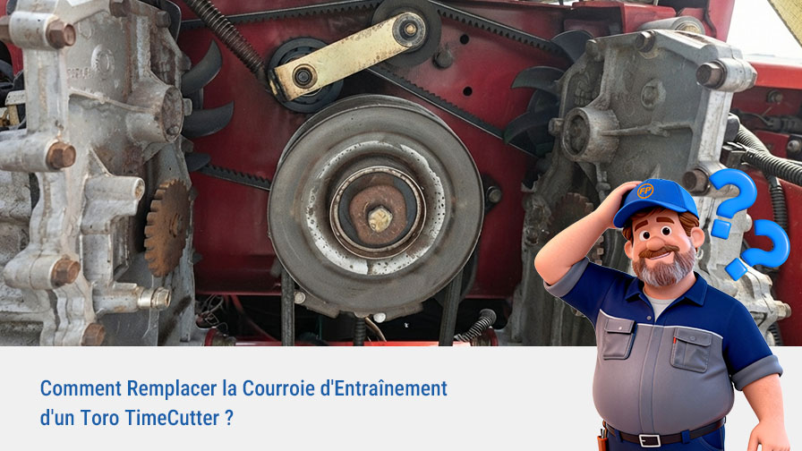 Comment Remplacer la Courroie d’Entraînement d’un Toro TimeCutter ？