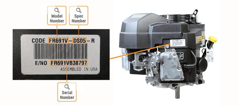 Kawasaki engine serial number lookup