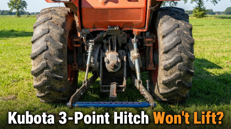 How to Fix a Kubota 3-Point Hitch That Won’t Lift?