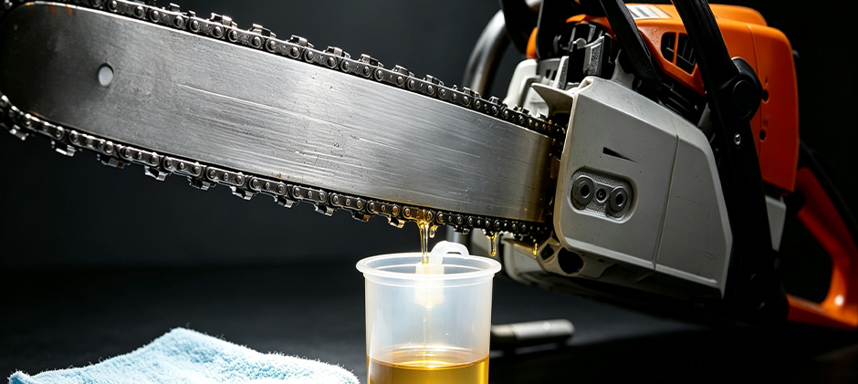 How to oil your chainsaw