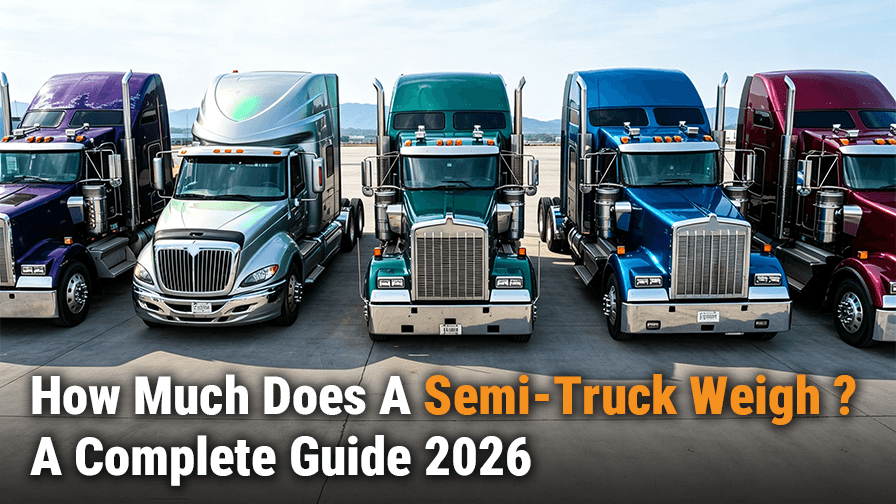 How Much Does A Semi-truck Weigh? Empty vs. Fully Loaded