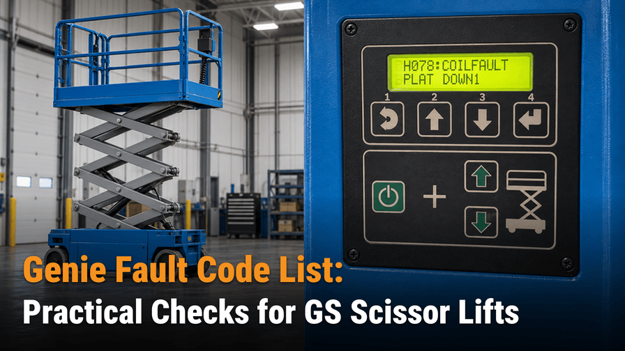 Matchine Code Genie Fault Code List: Practical Checks for GS Scissor Lifts
