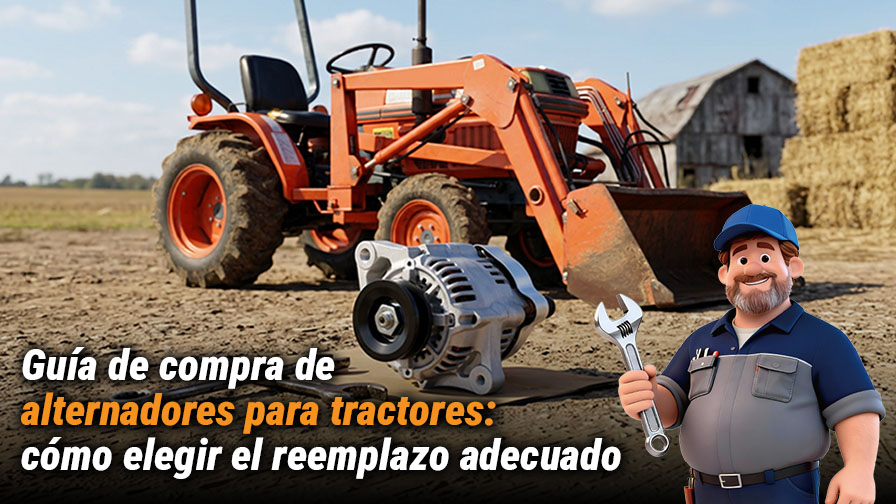 Guía de compra de alternadores para tractores: cómo elegirlo