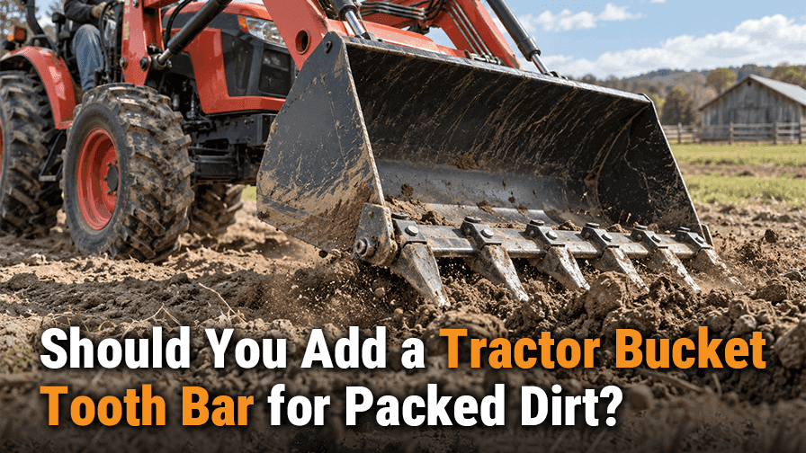 Should You Add a Tractor Bucket Tooth Bar for Packed Dirt?
