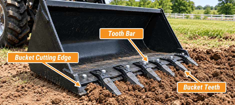 Tractor Bucket Tooth Bar