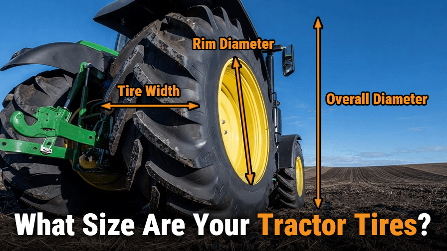 Tractor Tire Size Chart (2026): Inches, Metric & Fitment Explained
