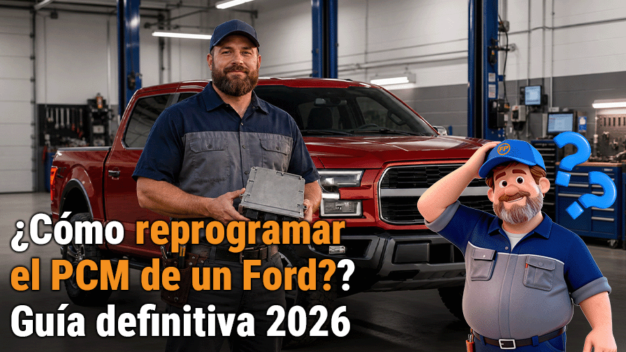 ¿Cómo reprogramar el PCM de un Ford? Guía completa 2026
