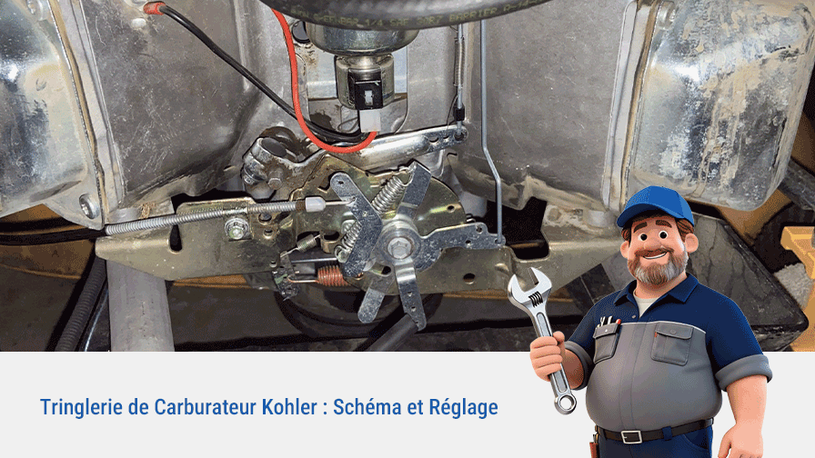 Tringlerie de Carburateur Kohler : Schéma et Réglage