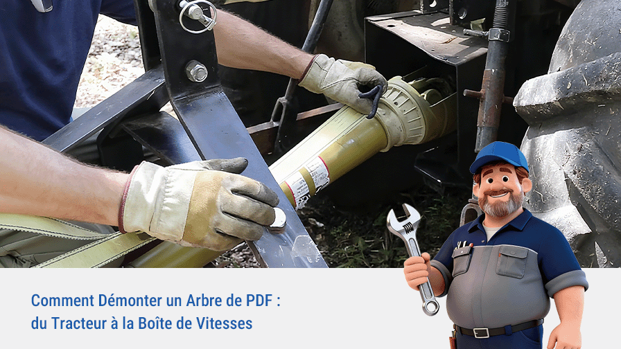 Comment Démonter un Arbre de PDF : du Tracteur à la Boîte de Vitesses