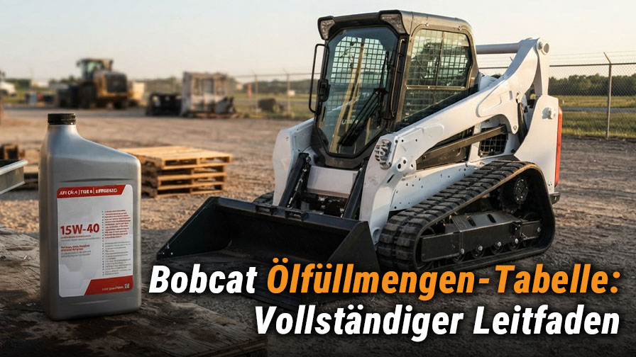 Bobcat Motoröl-Füllmenge: Tabelle für alle Modelle 2026
